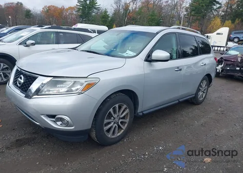 2015 Nissan Pathfinder Sv из США, поврежденный, VIN 5N1AR2MM1FC691612